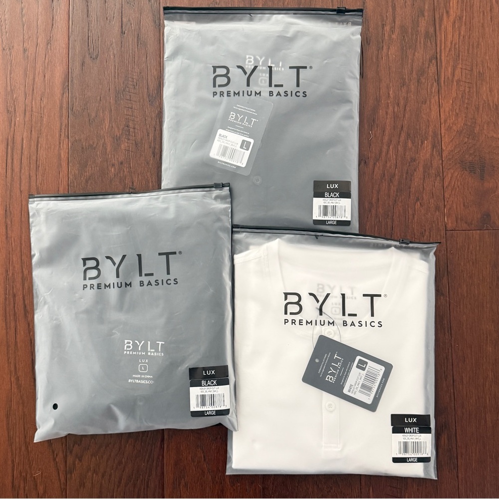 BYLT BASICS Henley Drop-Cut: LUX Shirt